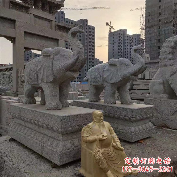 黄冈大象石雕吸水