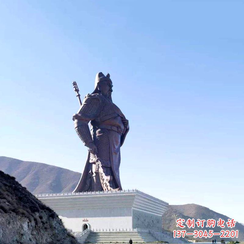 黄冈关公铸铜雕塑——传承三国历史文化的精美雕塑
