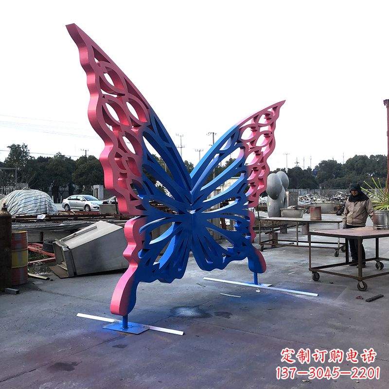 黄冈不锈钢蝴蝶雕塑