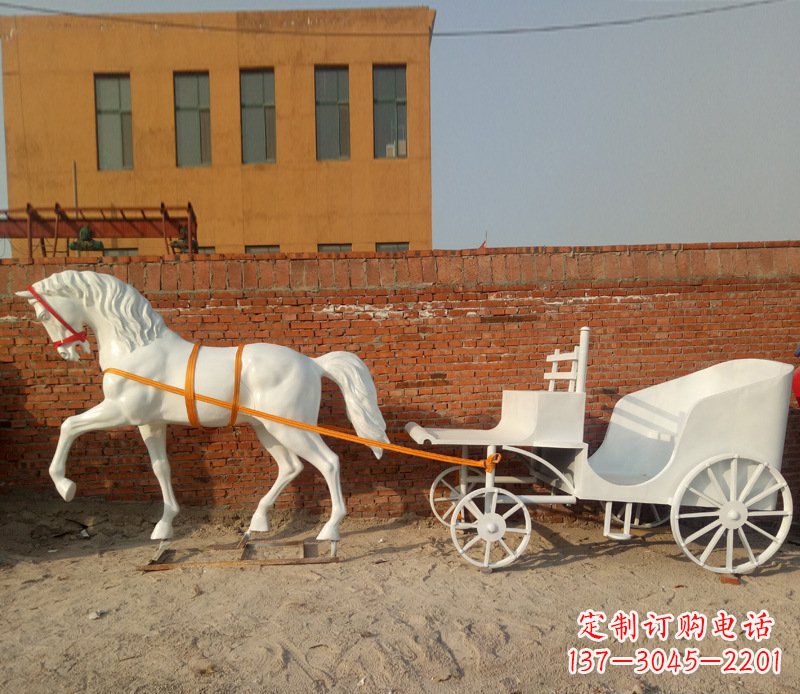 黄冈大型欧式马车动物铜雕塑