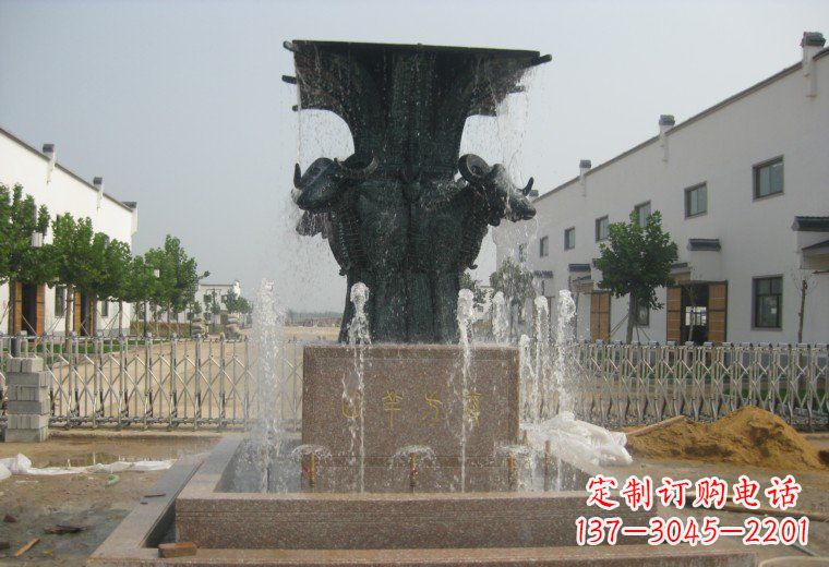 黄冈精美铜制喷泉雕塑