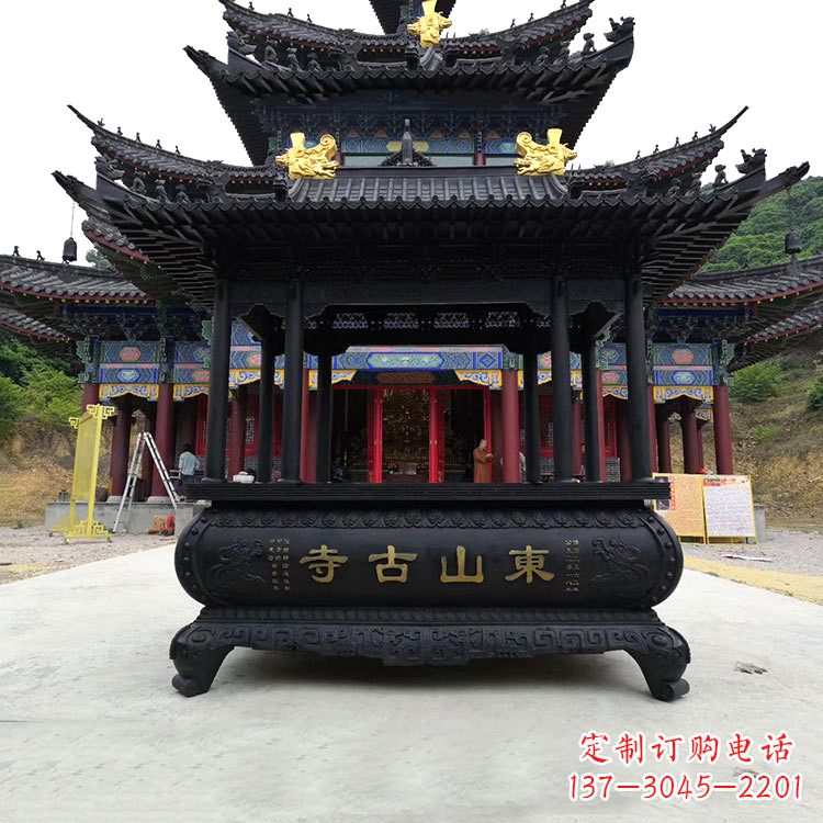 黄冈大型寺庙香炉雕塑