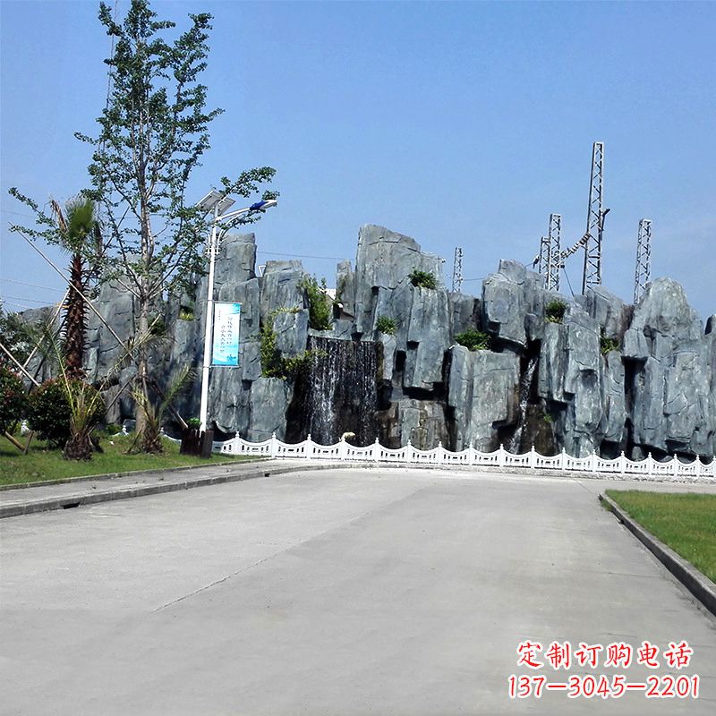 黄冈大型塑石假山雕塑