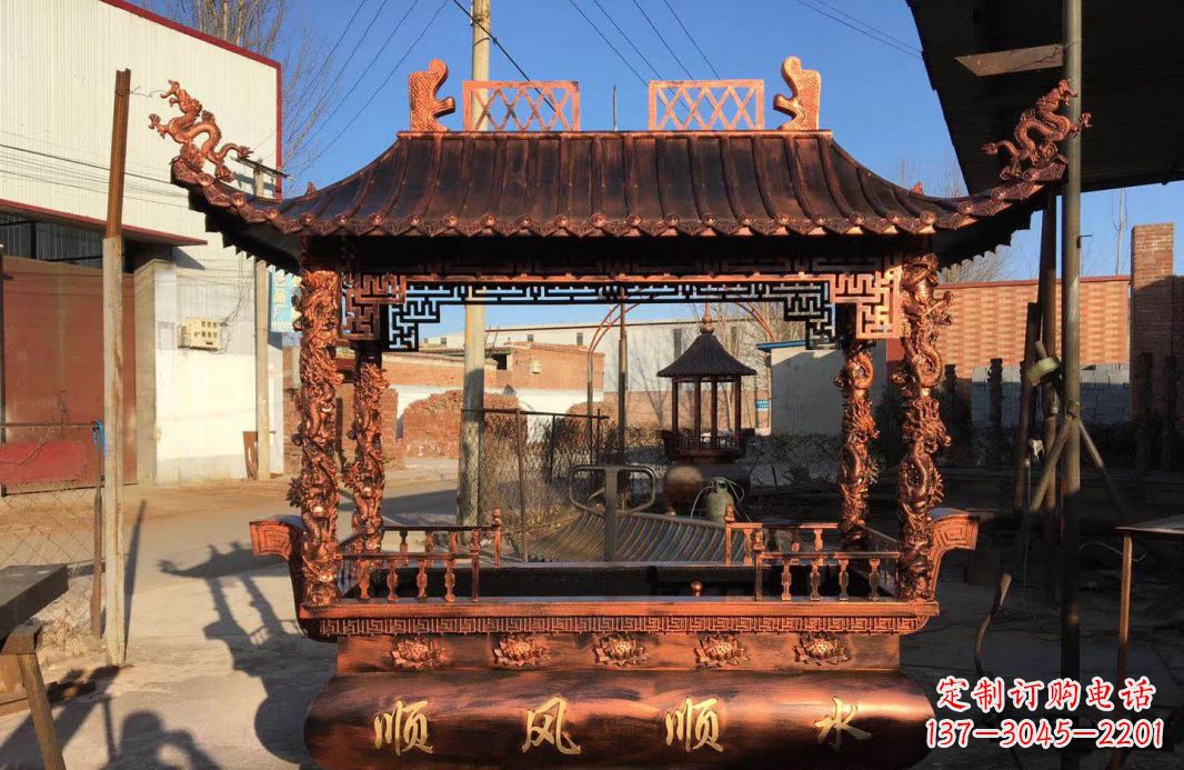 黄冈大型铜雕香炉精美绝伦,打造完美家居装饰