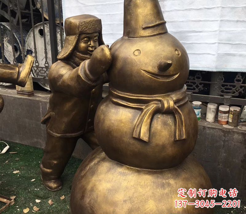 黄冈儿童铜雕精美礼品
