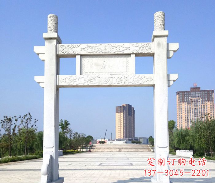 黄冈石牌楼雕塑——精美的浓缩艺术