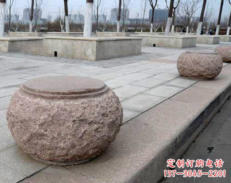 黄冈灯笼型公园广场装饰石球