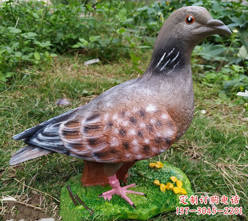 黄冈雕塑 和平鸽