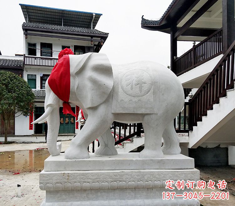 黄冈精致大象雕塑
