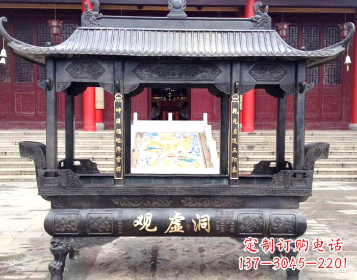 黄冈精美香炉雕塑定制