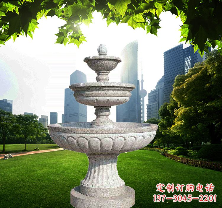 黄冈跌水盆石喷泉雕塑