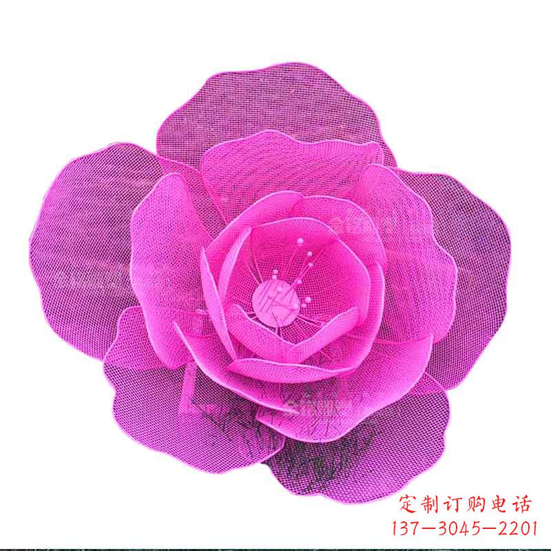 黄冈精美玫瑰金属雕塑