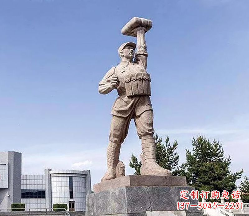 黄冈董存瑞石雕