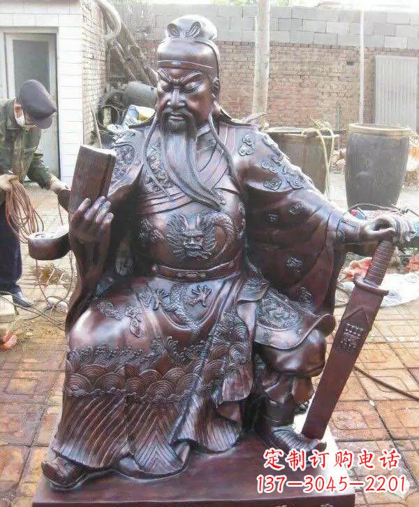 黄冈关公铜雕——象征着一份久远精神的传承