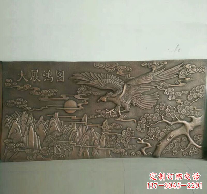 黄冈精致锻铜老鹰雕塑