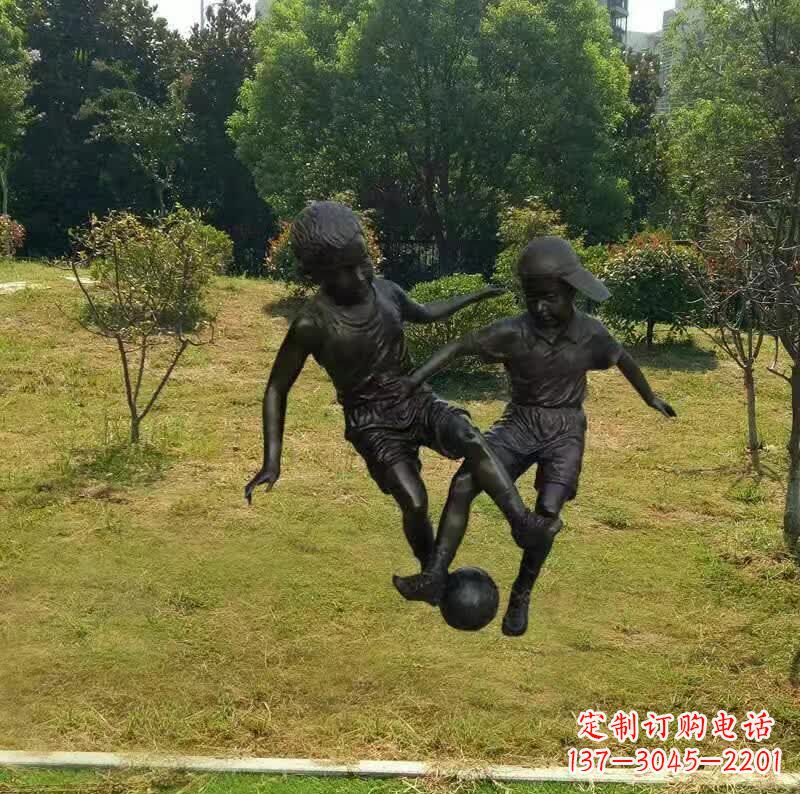 黄冈中领雕塑出品,精致足球雕塑,带您重温童年欢乐