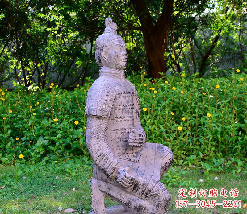 黄冈传统文化经典--仿古兵马俑雕塑