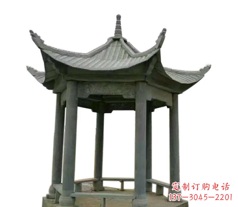 黄冈仿古石雕凉亭