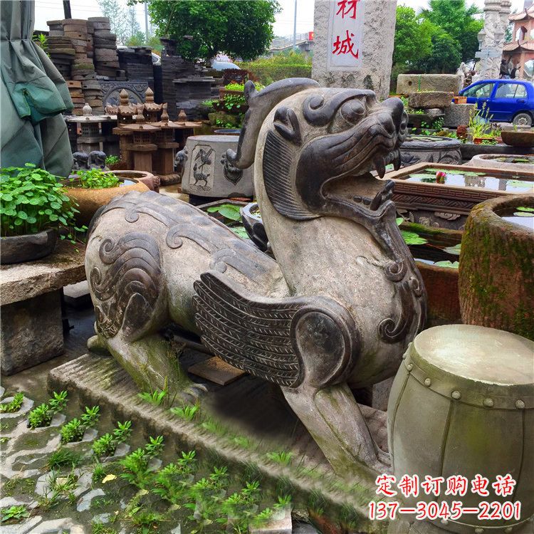 黄冈仿古貔貅石雕