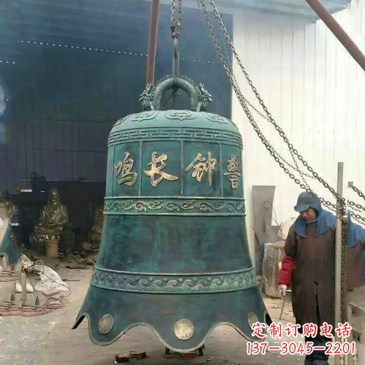 黄冈精美仿古青铜钟雕塑