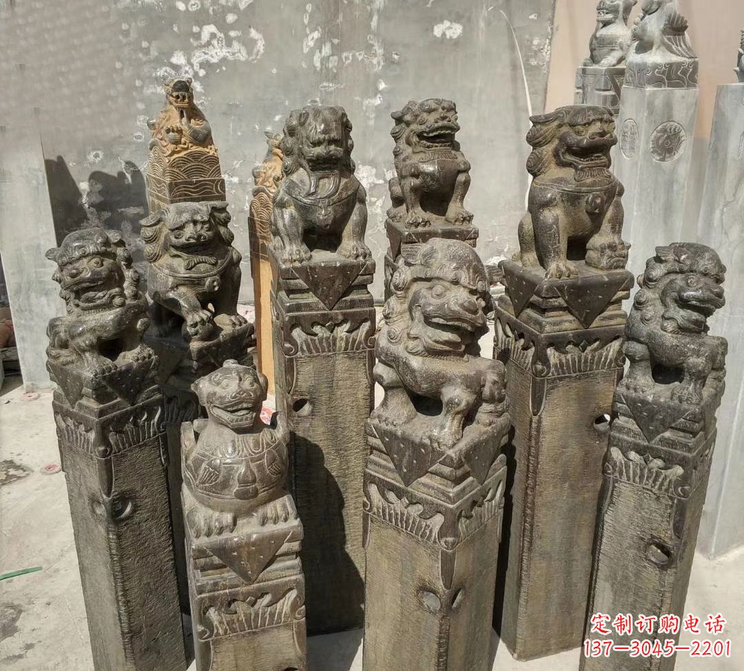 黄冈仿古马雕塑,高端定制艺术石雕
