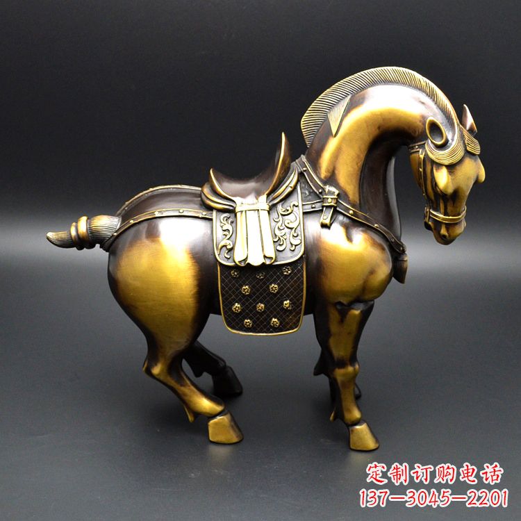 黄冈精美仿古铜马雕塑