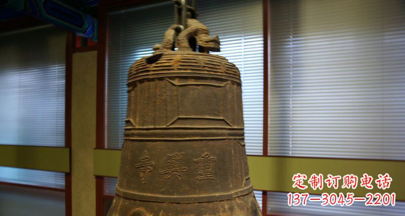 黄冈仿古铜钟雕塑定制