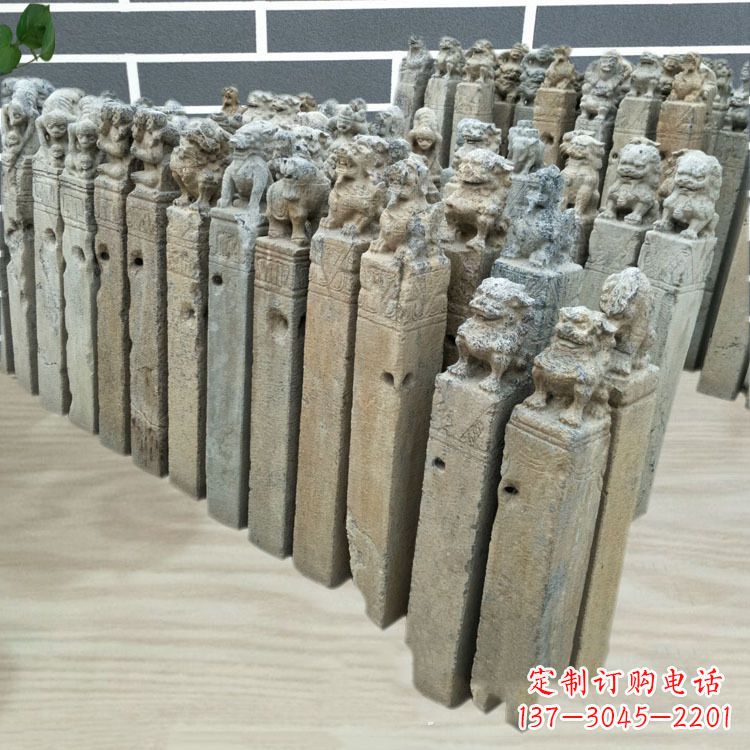 黄冈仿古做旧拴马柱