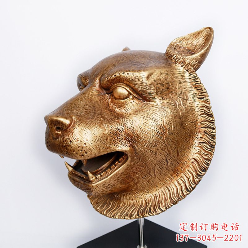 黄冈玻璃钢雕刻虎头
