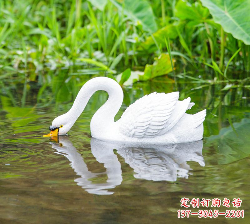 黄冈欧式天鹅石膏雕塑