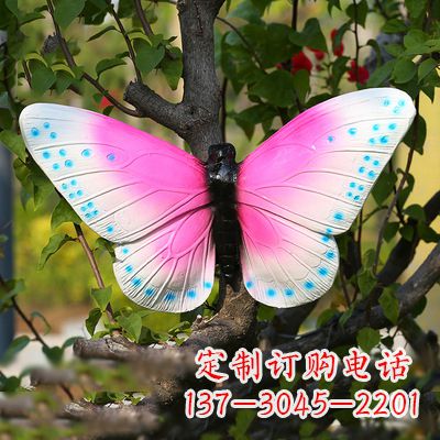 黄冈粉红蝴蝶塑像——引领你的精灵之旅