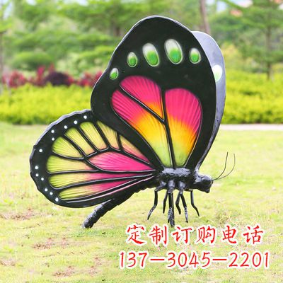 黄冈仿真蝴蝶_品红色款405x78x110