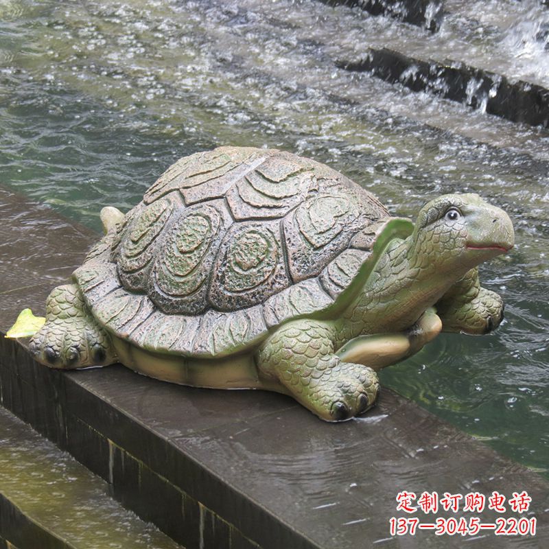 黄冈艺术精美 含蓄细腻的乌龟雕塑摆件