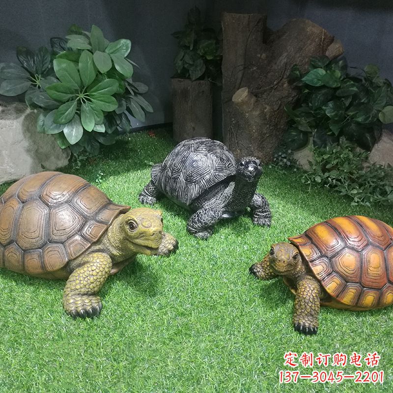 黄冈仿真乌龟花园庭院水景池塘装饰雕塑