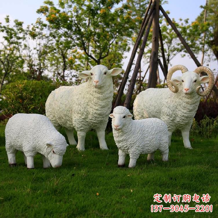 黄冈精美玻璃钢动物雕塑