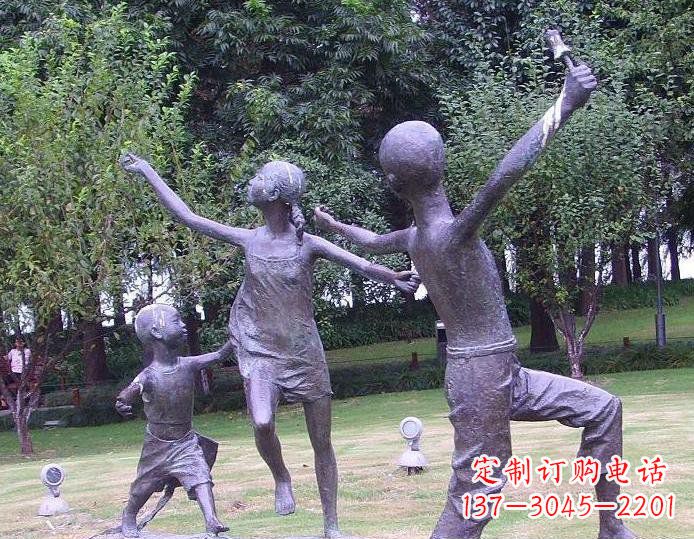 黄冈可爱儿童雕塑