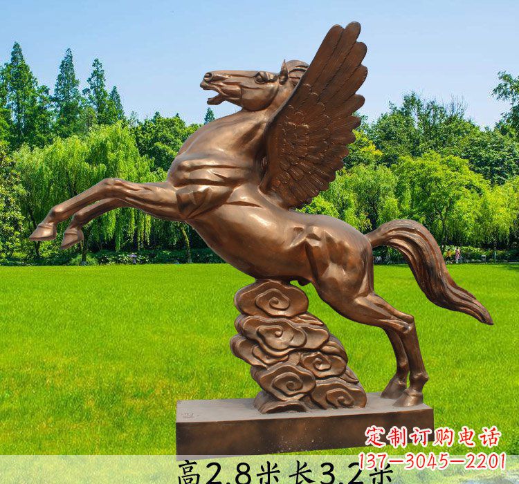 黄冈飞马铜雕222