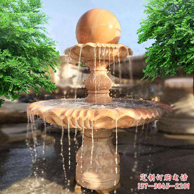 黄冈精致别致的风水球雕塑