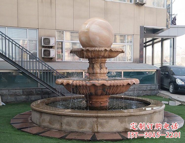 黄冈独特的风水球石雕