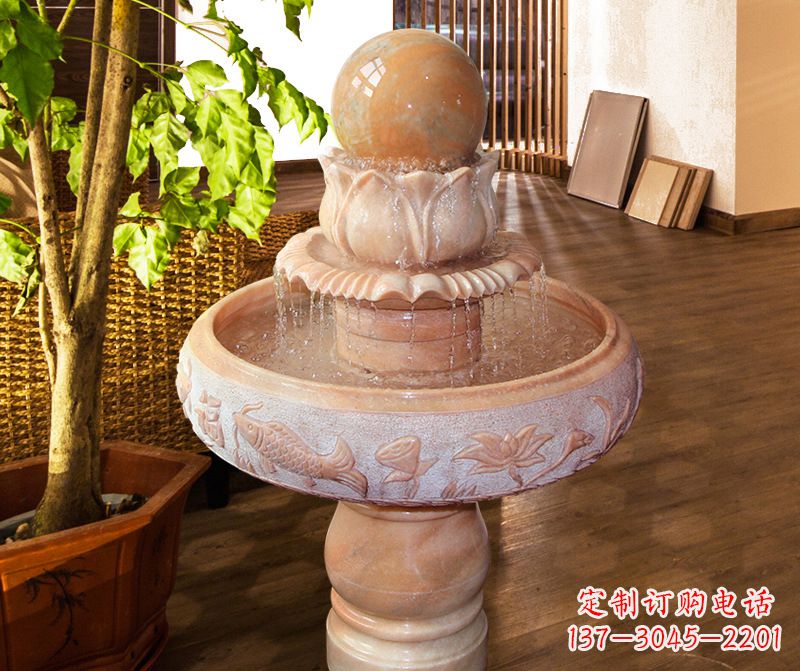 黄冈风水球石雕图片