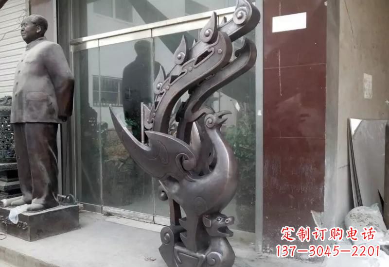 黄冈艺术级凤凰铜雕