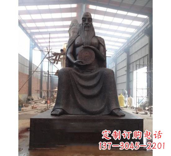 黄冈伏羲铜雕