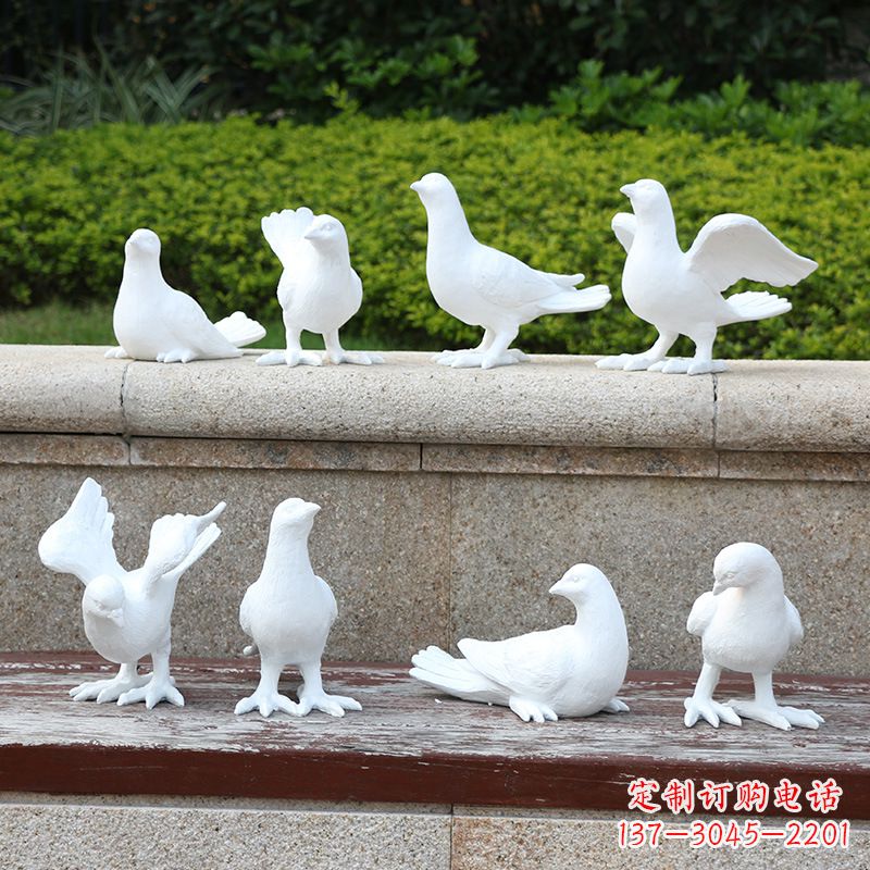 黄冈鸽子铜雕