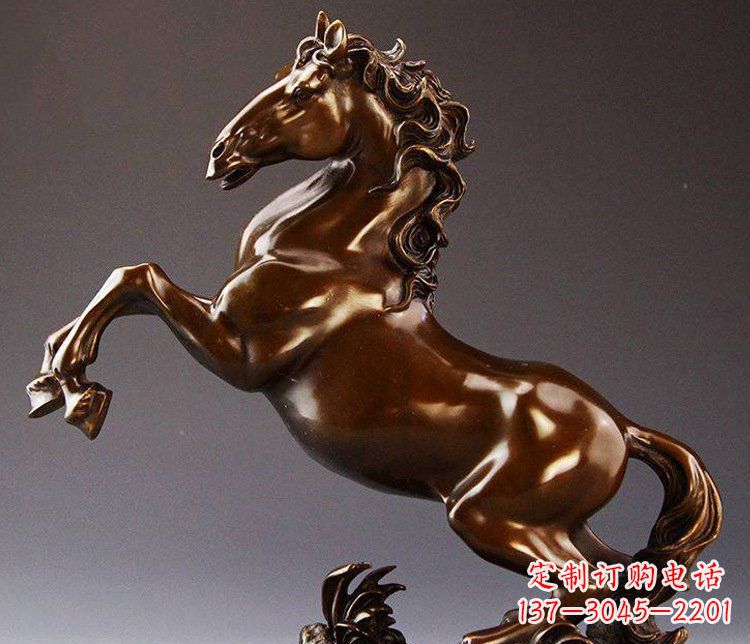 黄冈青铜马头雕塑