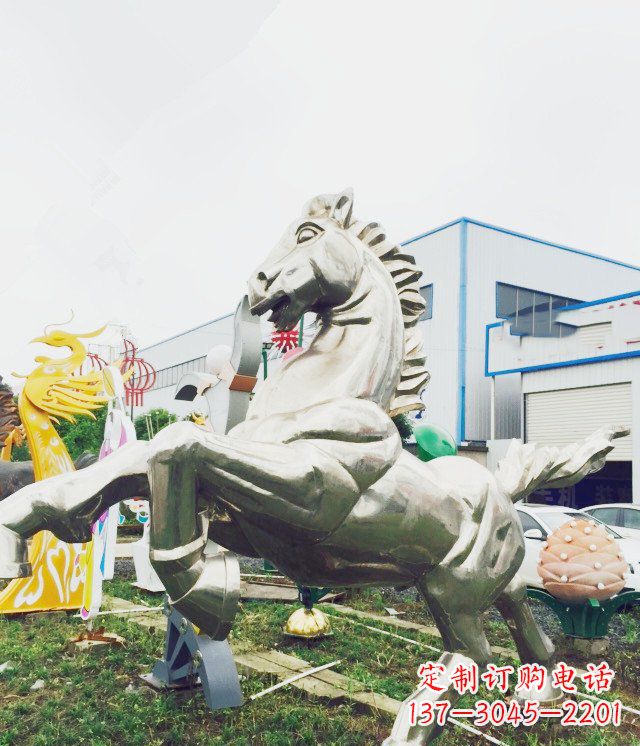 黄冈产品名称优雅的不锈钢雕塑——奔马