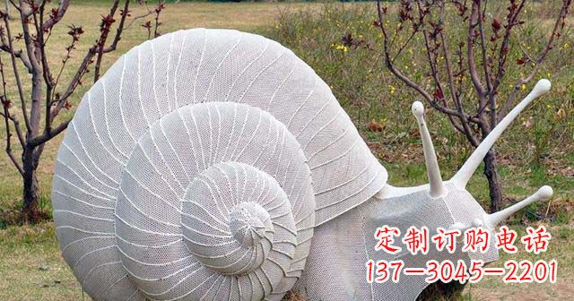 黄冈抽象不锈钢蜗牛雕塑
