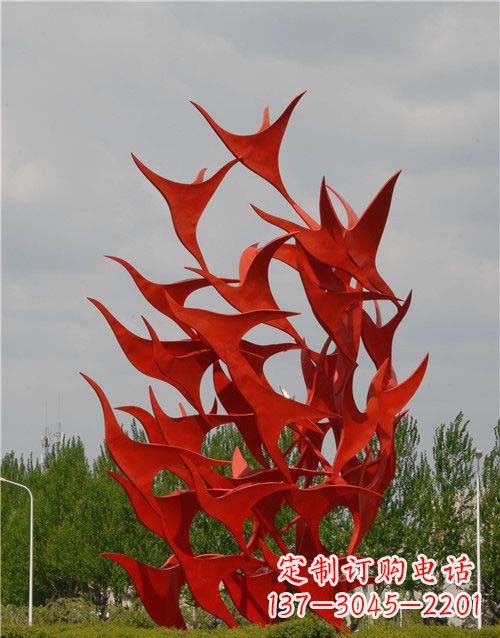黄冈不锈钢天鹅雕塑,唤醒公园景观