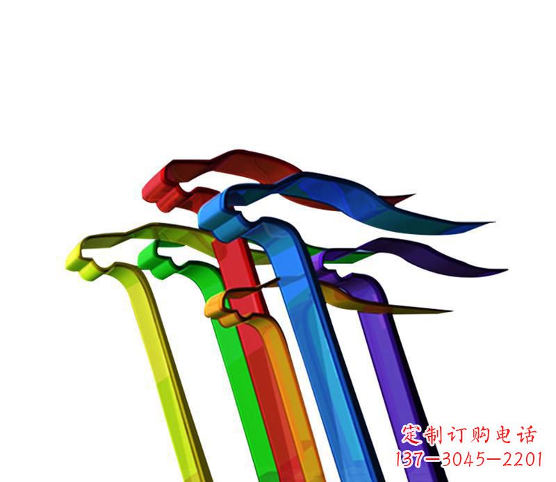 黄冈欣赏性强的不锈钢飞翔飘带景观雕塑