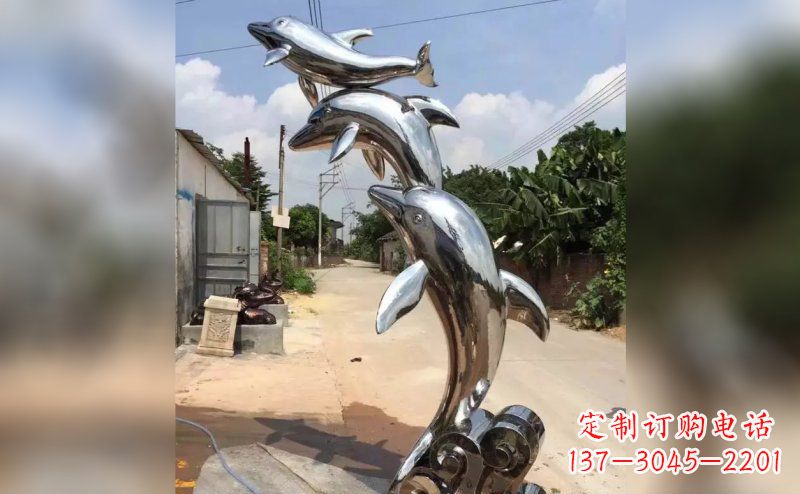 黄冈产品名称优雅海豚雕塑