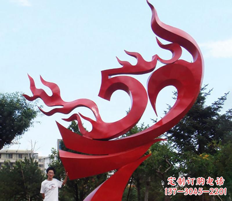 黄冈梦幻飘带景观雕塑
